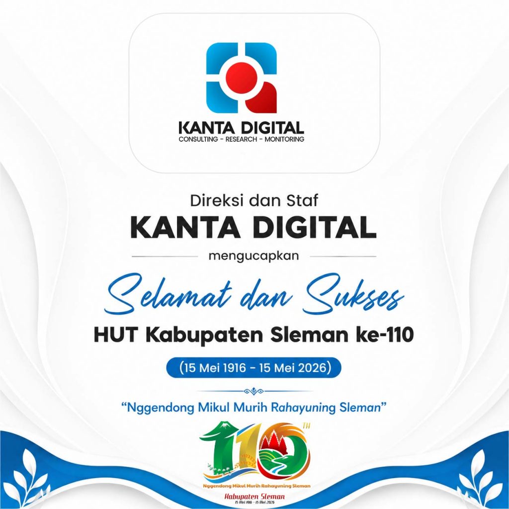 kanta digital Ucapan HUT Sleman